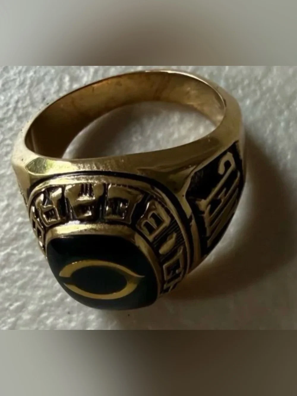 Chicago Bears Team Ring Danbury Mint Balfour 24kt Gold Plated COA Box 2002 NFL